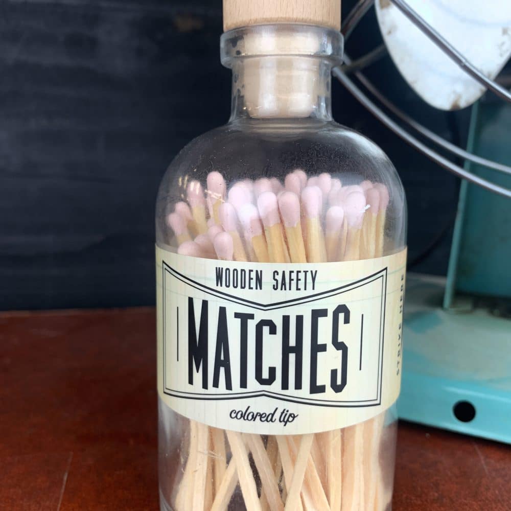 Vintage Apothecary Light Pink Matches Be Made