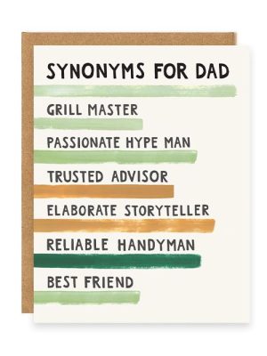 Be Made Hays, KS. Synonyms For Dad Fathers Day Card