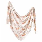 Be Made Hays, KS. Single Knit Swaddle Blanket Ferra Copper Pearl