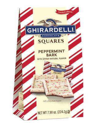 Be Made Hays, KS. Ghirardelli Peppermint Bark Bag 7.9 oz Chocolate Candy Stocking Stuffer