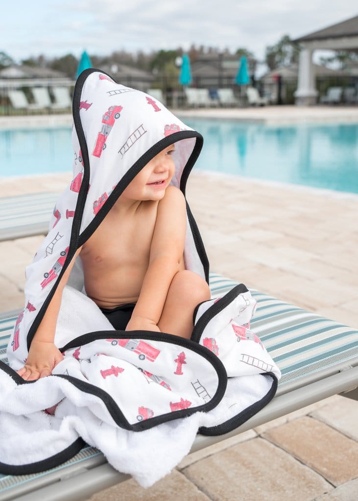 Be Made Hays, KS. Premium Knit Hooded Towel Kids Copper Pearl in Chief