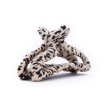 Be Made Hays, KS. Classic Claw Clip Satin Wrapped by Kitsch Recycled Plastic Set Leopard