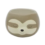 Be Made Hays, KS. Zen Sloth Planter Ceramic