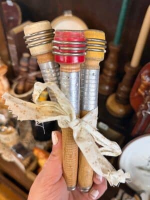 Wooden Quill Spool Set