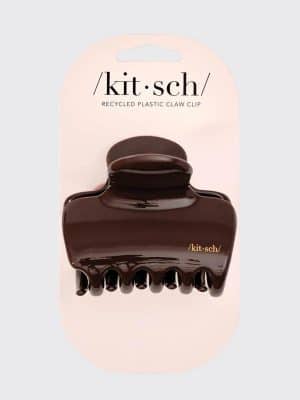 Kitsch chocolate puffy claw clip on branded packaging card.