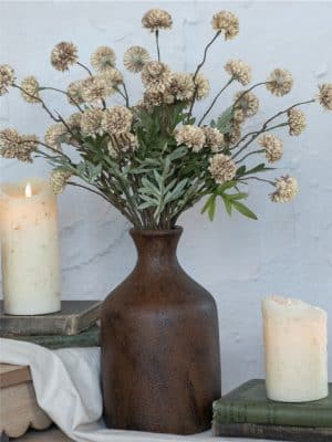 Onion Spray Taupe in vase