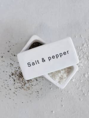 Salt & Pepper Pinch Pot with Lid