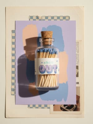 Mini Apothecary Vintage "Chill Out" Matches