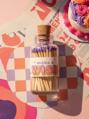 Mini Apothecary Vintage "Make a Wish" Matches