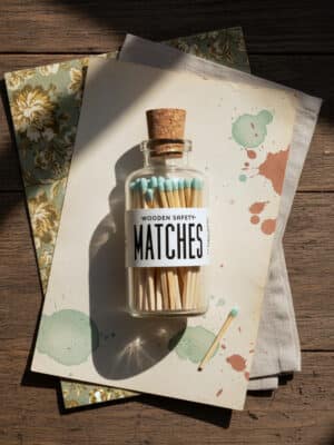 Mini Apothecary Vintage Mint Matches
