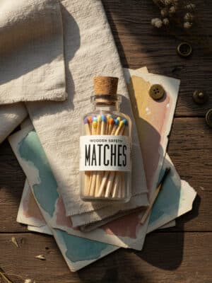 Mini Apothecary Vintage Rainbow Matches