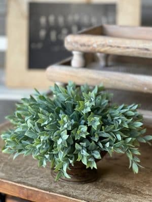 Powdered Lush Greenery Half Sphere