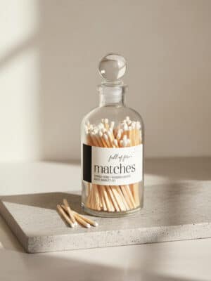 Full Of Fire White Matches