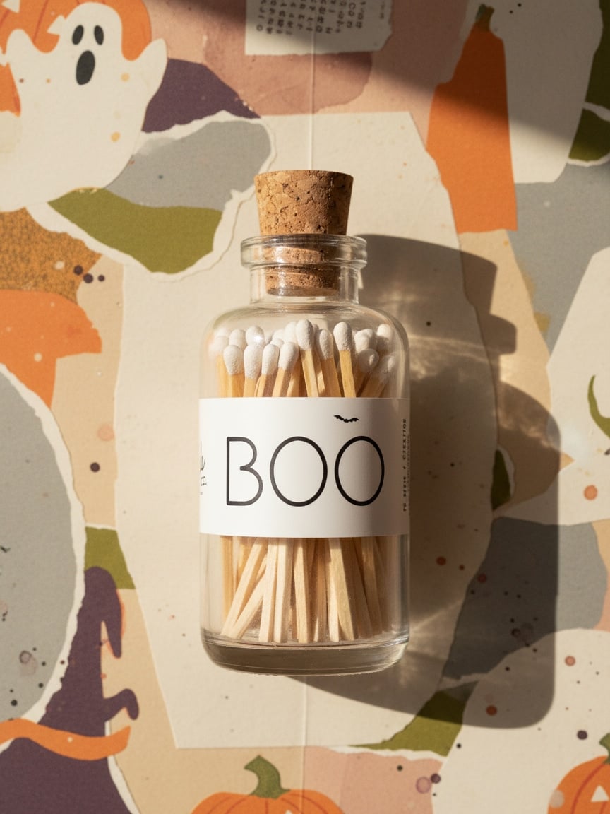 made-market-co-hays-ks-mini-vintage-apothecary-bottled-matches-halloween-white-tip-boo-ghost (4)