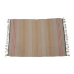 Be Made Hays, KS Multi Color Striped with Fringed Edges Throw Blanket Spring