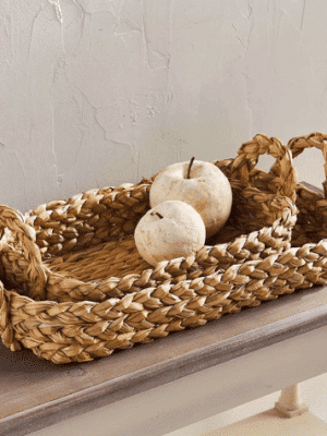 Be Made Hays, KS. 2 Sizes Woven Stackable Baskets