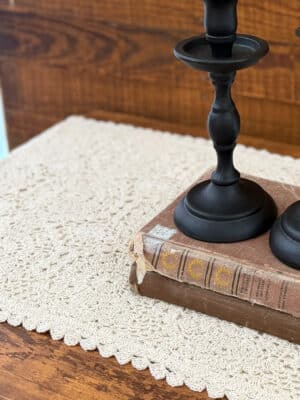 Cream Lace Table Runner - 2 Lengths