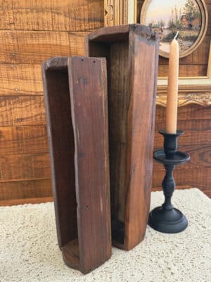 Primitive Wooden Trays - 2 Sizes