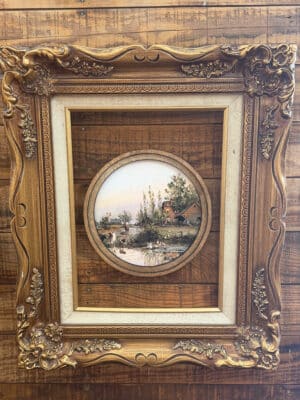Found Gold Ornate Frame
