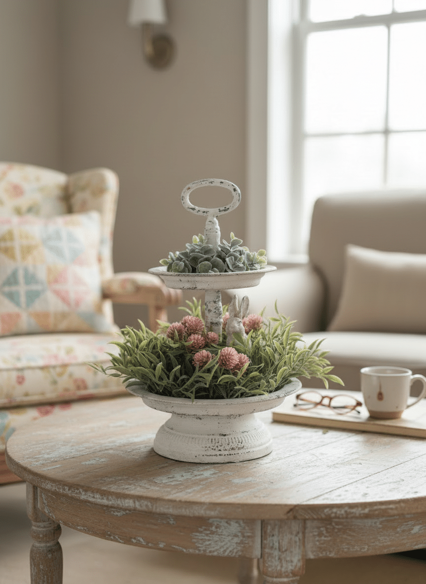 Easy Cottagecore Spring Decor Idea
