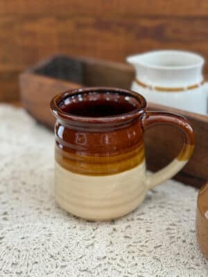 Found Brown Glazed Mug