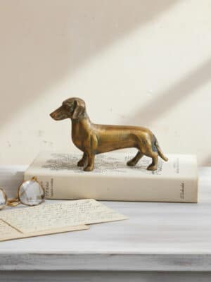 Dachshund Dog Figurine & Paperweight