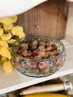 Brown Acorn Bowl Filler
