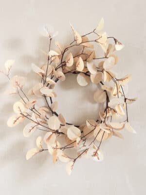 Beige Eucalyptus Wreath
