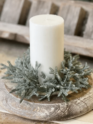 CANDLE RING SNOWSLIP PINE