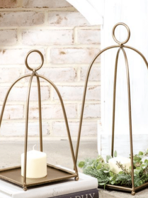 LANTERN ALL GOLD METAL LG